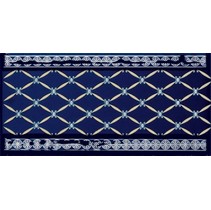 Almera Ceramica Noblesse Cenefa Delis Cobalto Silver